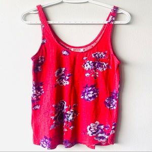Garage small flower print tank top